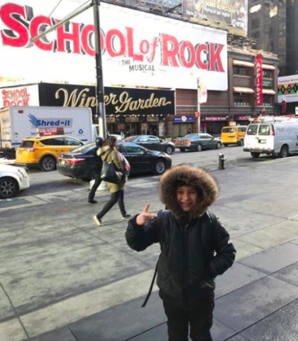 IGGY Rosado:  School of Rock (Broadway!), High School Musical Junior (Broadway!); Ads for Band Aids brand; The Inherited (Film), Stranger In The House (Film)
